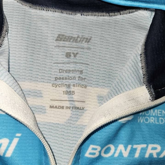 Santini Bicycle Jersey TREK Youth Top - Picture 3 of 3